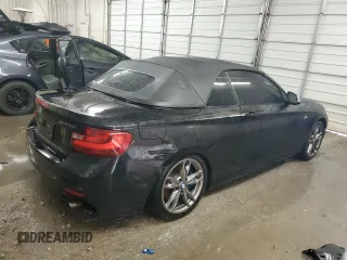 2015 BMW 2 Series M235i with VIN WBA1M1C55FV393797, listed as a Copart auction lot 44534245 with 93,136 mi miles and Salvage title. Bid and sale history available at DreamBid. Image 3.