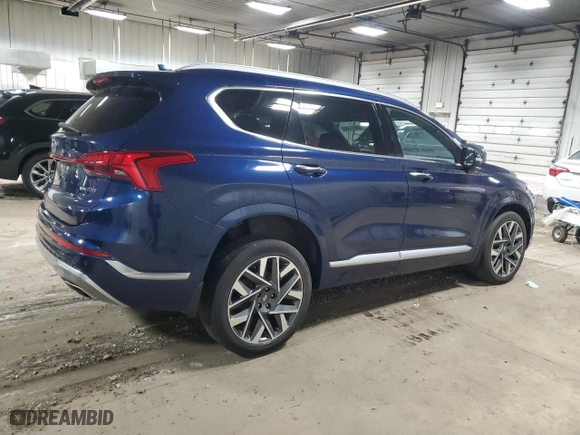 2021 Hyundai Santa Fe Calligraphy with VIN 5NMS5DAL0MH347506, listed as a Copart auction lot 50075545 with 44,307 mi miles and Non Repairable. Bid and sale history available at carsss.com. Image 3.