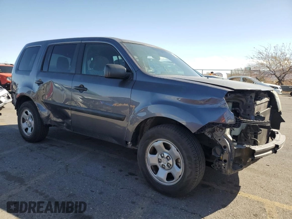 2015 Honda Pilot LX with VIN 5FNYF3H20FB022597, listed as a Copart auction lot 44202955 with 118,519 mi miles and Salvage Title. Bid and sale history available at carsss.com. Image 4.