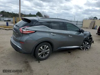 2016 Nissan Murano S with VIN 5N1AZ2MG2GN142386, listed as a Copart auction lot 47591095 with 132,496 mi miles and Salvage Title. Bid and sale history available at carsss.com. Image 3.