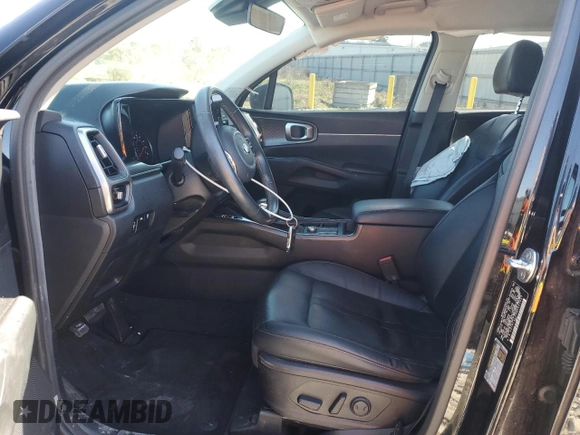 2021 Kia Sorento S with VIN 5XYRL4LC6MG051627, listed as a Copart auction lot 45833105 with 88,175 mi miles and Salvage Title. Bid and sale history available at DreamBid. Image 7.