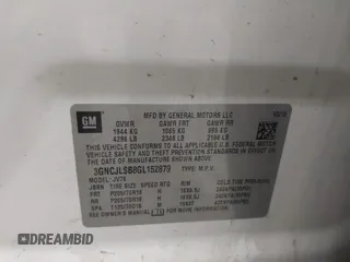 2016 Chevrolet Trax LT z VIN 3GNCJLSB8GL152879, wystawiony jako IAAI lot #42111415 z przebiegiem 85 445 mil mil oraz . Historia ofert i sprzedaży dostępna na DreamBid. Obrazek 9.