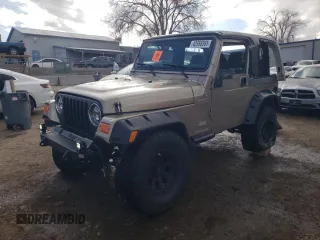 2005 Jeep Wrangler Sport with VIN 1J4FA49S95P311101, listed as a Copart auction lot 42558365 with 108,272 mi miles and Salvage Title. Bid and sale history available at carsss.com. Image 1.