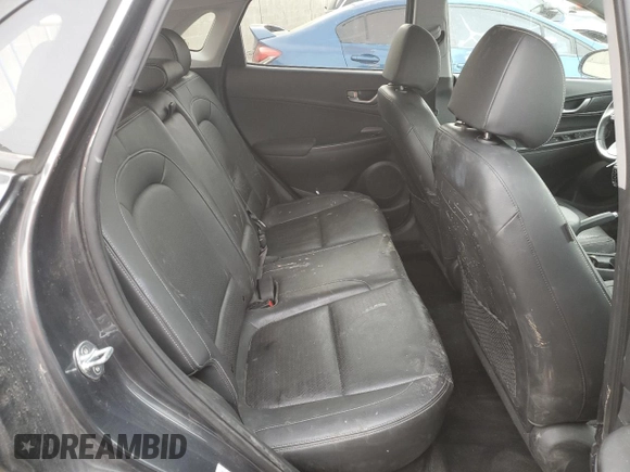 2021 Hyundai Kona Ultimate with VIN KM8K53A52MU656474, listed as a Copart auction lot 84827104 with 77,992 mi miles and Salvage Title. Bid and sale history available at carsss.com. Image 11.