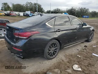 2019 Genesis G80 Sport with VIN KMTFN4JB3KU320137, listed as a Copart auction lot 79307364 with 60,010 mi miles and Non Repairable. Bid and sale history available at DreamBid. Image 3.