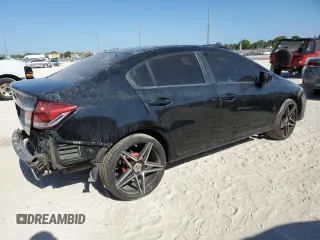 2015 Honda Civic Sedan LX with VIN 2HGFB2F59FH500103, listed as a Copart auction lot 53107135 with Not Provided miles and Salvage Title. Bid and sale history available at carsss.com. Image 3.