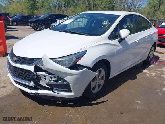 2017 Chevrolet Cruze LS with VIN 1G1BC5SM8H7254354, listed as a IAAI auction lot 42042318 with 136,445 mi miles. Bid and sale history available at carsss.com. Image 18.