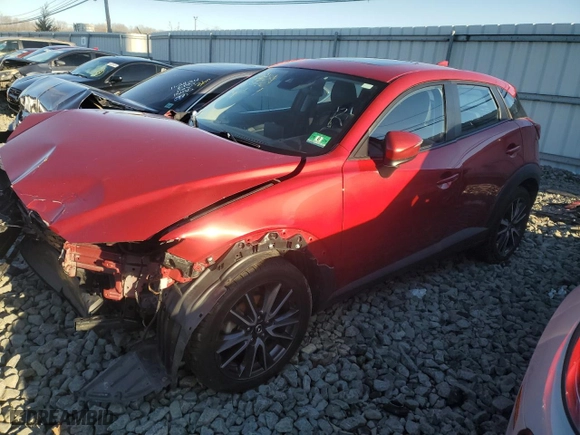 2018 Mazda CX-3 Touring with VIN JM1DKDC76J0302664, listed as a Copart auction lot 84204374 with 72,011 mi miles and Salvage Title. Bid and sale history available at carsss.com. Image 1.