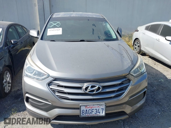 2018 Hyundai Santa Fe 2.4L with VIN 5NMZT3LB8JH076788, listed as a IAAI auction lot 42421969 with 49,689 mi miles and . Bid and sale history available at DreamBid. Image 13.