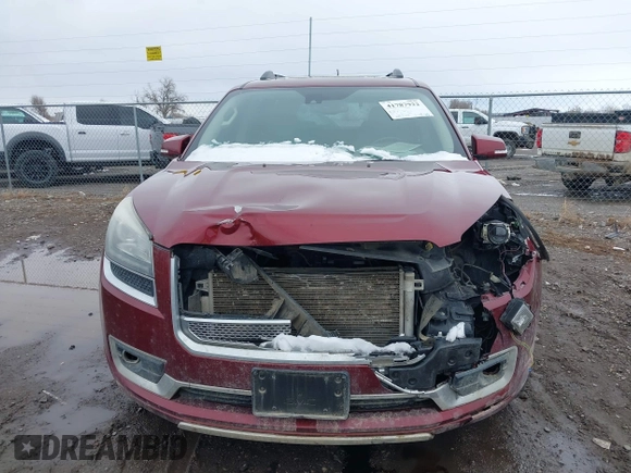 2016 GMC Acadia Denali with VIN 1GKKVTKD5GJ126066, listed as a IAAI auction lot 41787922 with 118,374 mi miles. Bid and sale history available at carsss.com. Image 6.