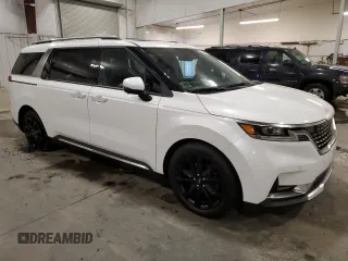 2023 Kia Carnival SX with VIN KNDNE5H35P6215786, listed as a Copart auction lot 89409995 with 34,924 mi miles and Salvage Title. Bid and sale history available at carsss.com. Image 4.