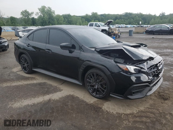2023 Subaru WRX Premium z VIN JF1VBAF63P9821154, wystawiony jako Copart lot #61098765 z przebiegiem Nie podano mil oraz Szkoda całkowita • Salvage title. Historia ofert i sprzedaży dostępna na DreamBid. Obrazek 4.