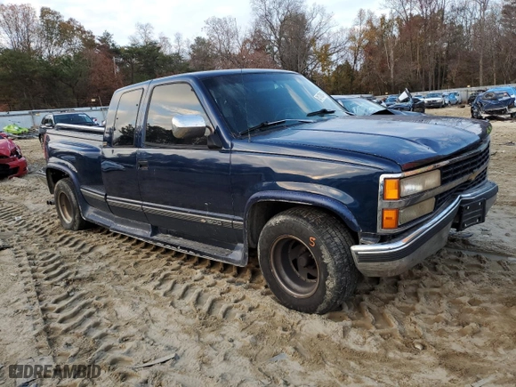1993 Chevrolet C/K 1500 with VIN 2GCEC19K5P1248511, listed as a Copart auction lot 81170814 with 238,029 mi miles and Salvage Title. Bid and sale history available at carsss.com. Image 4.