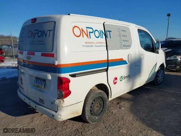 2015 Chevrolet City Express Cargo Van LT with VIN 3N63M0ZN7FK692093, listed as a IAAI auction lot 41378023 with 111,111 mi miles. Bid and sale history available at carsss.com. Image 4.
