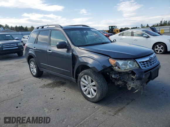 2012 Subaru Forester X Premium with VIN JF2SHADC9CH463273, listed as a Copart auction lot 56579405 with 164,887 mi miles and Salvage title. Bid and sale history available at DreamBid. Image 4.