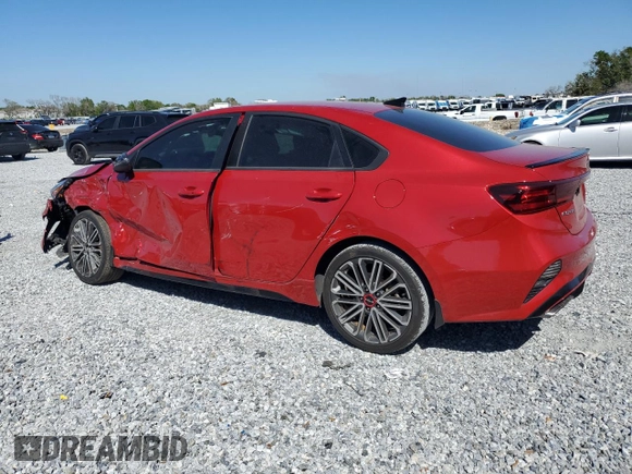 2023 Kia Forte GT with VIN 3KPF44AC5PE675990, listed as a Copart auction lot 48951755 with 24,299 mi miles and Non Repairable. Bid and sale history available at carsss.com. Image 2.