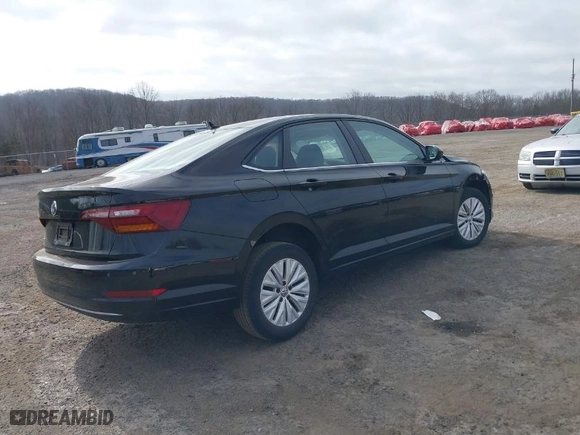 2019 Volkswagen Jetta S with VIN 3VWC57BU7KM084757, listed as a IAAI auction lot 41775071 with 37,211 mi miles. Bid and sale history available at carsss.com. Image 4.