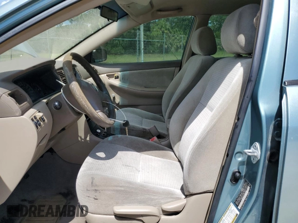 2006 Toyota Corolla CE with VIN 2T1BR32E56C625081, listed as a Copart auction lot 61289035 with Not provided miles and Clean title. Bid and sale history available at DreamBid. Image 7.