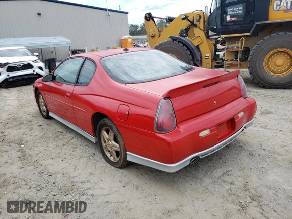2004 Chevrolet Monte Carlo SS Supercharged with VIN 2G1WZ151849350293, listed as a Copart auction lot 63987774 with 150,373 mi miles and Salvage Title. Bid and sale history available at carsss.com. Image 2.