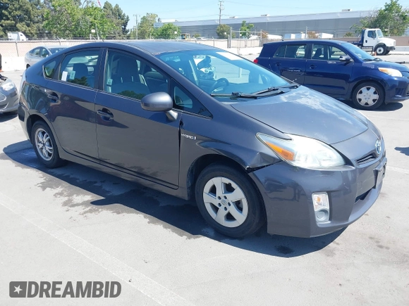 2011 Toyota Prius I with VIN JTDKN3DUXB5298944, listed as a IAAI auction lot 42156230 with 218,438 mi miles and . Bid and sale history available at DreamBid. Image 1.