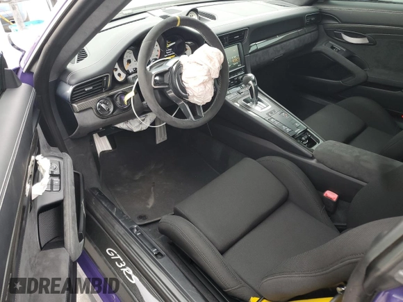 2016 Porsche 911 GT3 RS with VIN WP0AF2A99GS193209, listed as a Copart auction lot 51185225 with 8,083 mi miles and Salvage Title. Bid and sale history available at carsss.com. Image 8.