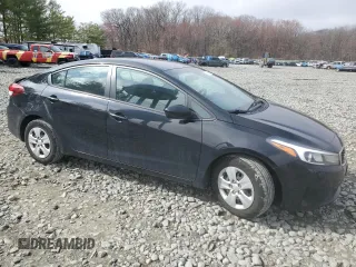 2018 Kia Forte LX with VIN 3KPFK4A76JE277865, listed as a Copart auction lot 49886365 with 57,536 mi miles and Salvage Title. Bid and sale history available at carsss.com. Image 4.