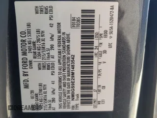 2021 Ford Transit Connect XL with VIN NM0GS9E29M1483542, listed as a Copart auction lot 44517225 with 81,500 mi miles and Salvage title. Bid and sale history available at DreamBid. Image 13.