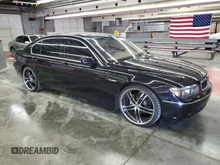 2003 BMW 7 Series with VIN WBAGN83473DK10330, listed as a Copart auction lot 54171595 with 152,950 mi miles and Clean title. Bid and sale history available at DreamBid. Image 4.