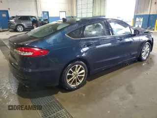 2020 Ford Fusion SE with VIN 3FA6P0HD9LR179565, listed as a Copart auction lot 83744344 with 51,299 mi miles and Salvage Title. Bid and sale history available at carsss.com. Image 3.