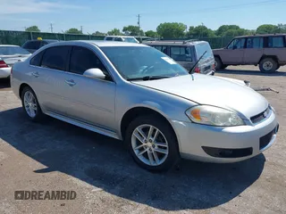 2013 Chevrolet Impala LTZ with VIN 2G1WC5E30D1266641, listed as a IAAI auction lot 39649556 with 148,380 mi miles and . Bid and sale history available at DreamBid. Image 1.