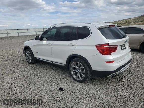 2015 BMW X3 xDrive28i z VIN 5UXWX9C58F0D53288, wystawiony jako Copart lot #55273745 z przebiegiem 61 443 mil mil oraz Szkoda całkowita • Salvage title. Historia ofert i sprzedaży dostępna na DreamBid. Obrazek 2.