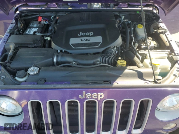 2017 Jeep Wrangler Unlimited Sahara with VIN 1C4BJWEG8HL657654, listed as a Copart auction lot 51763015 with 87,949 mi miles and Salvage Title. Bid and sale history available at carsss.com. Image 13.