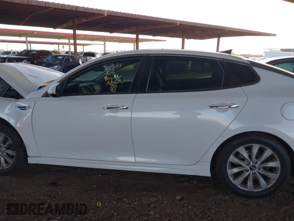 2018 Kia Optima LX with VIN 5XXGT4L30JG236781, listed as a IAAI auction lot 42074861 with 1 mi miles. Bid and sale history available at carsss.com. Image 15.