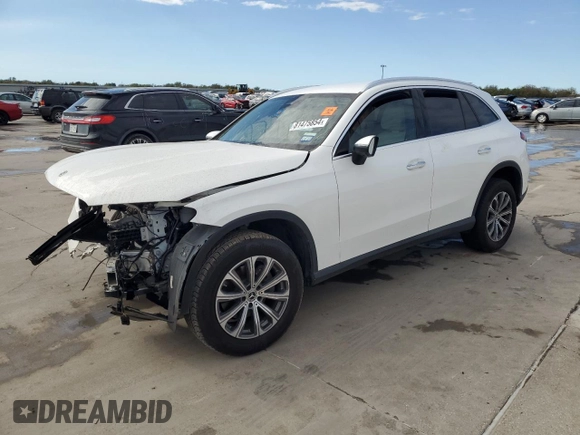 2023 Mercedes-Benz GLC with VIN W1NKM4GB7PF063107, listed as a Copart auction lot 81475854 with 0 mi miles and Salvage Title. Bid and sale history available at carsss.com. Image 1.
