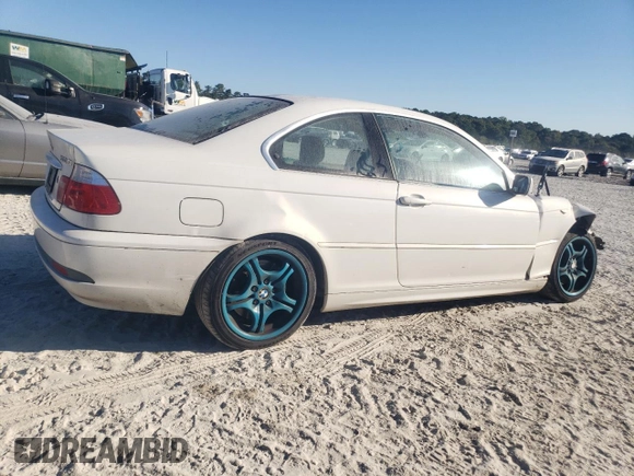 2004 BMW 3 Series 330Ci with VIN WBABD53444PL10106, listed as a Copart auction lot 76521654 with 229,852 mi miles and Salvage Title. Bid and sale history available at carsss.com. Image 3.