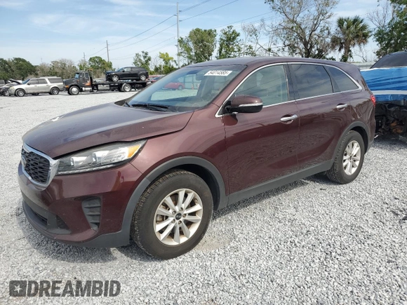 2020 Kia Sorento LX with VIN 5XYPG4A3XLG624316, listed as a Copart auction lot 54014585 with 157,226 mi miles and Clean Title. Bid and sale history available at carsss.com. Image 1.