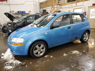 2006 Chevrolet Aveo LT with VIN KL1TG66646B654432, listed as a Copart auction lot 48039695 with 165,450 mi miles and Salvage title. Bid and sale history available at DreamBid. Image 1.