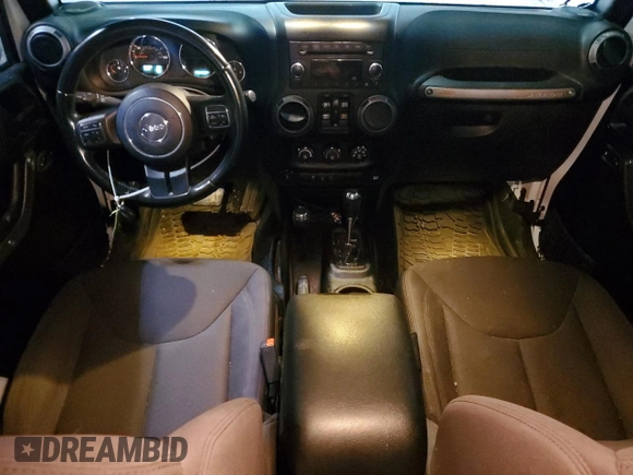 2017 Jeep Wrangler Unlimited Sport with VIN 1C4BJWDG1HL688424, listed as a Copart auction lot 51036035 with 130,499 mi miles and Salvage title. Bid and sale history available at DreamBid. Image 8.