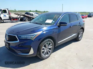 2021 Acura RDX w/Technology Package with VIN 5J8TC1H57ML007284, listed as a IAAI auction lot 41991291 with 35,472 mi miles. Bid and sale history available at carsss.com. Image 2.