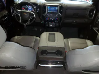 2021 Chevrolet Silverado 1500 LTZ with VIN 1GCUYGED1MZ220280, listed as a Copart auction lot 55361055 with 33,805 mi miles and Salvage Title. Bid and sale history available at DreamBid. Image 8.