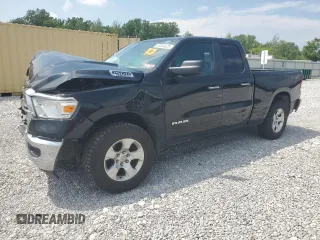 2019 Ram 1500 Big Horn with VIN 1C6SRFBT1KN890580, listed as a Copart auction lot 62334025 with 103,005 mi miles and Salvage title. Bid and sale history available at DreamBid. Image 1.