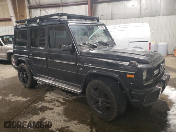 2016 Mercedes-Benz G-Class AMG G 63 with VIN WDCYC7DF3GX246022, listed as a Copart auction lot 83347694 with 0 mi miles and Salvage Title. Bid and sale history available at carsss.com. Image 4.