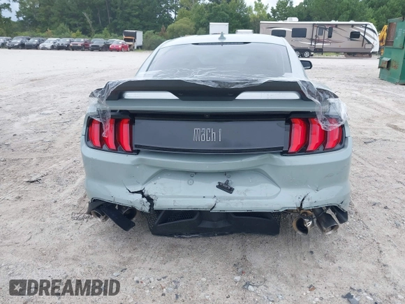 2022 Ford Mustang Mach 1 with VIN 1FA6P8R08N5551350, listed as a IAAI auction lot 39997217 with 17,534 mi miles and . Bid and sale history available at DreamBid. Image 16.