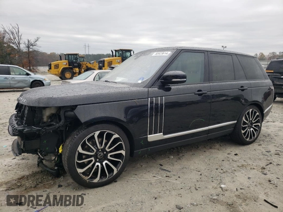 2017 Land Rover Range Rover HSE z VIN SALGS2FK9HA325581, wystawiony jako Copart lot #80923614 z przebiegiem 124 193 mil mil oraz Szkoda całkowita • Salvage title. Historia ofert i sprzedaży dostępna na DreamBid. Obrazek 1.