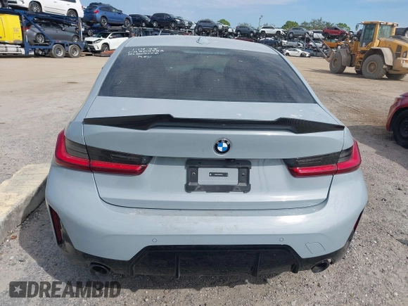 2023 BMW 3 Series 330i with VIN 3MW69FF0XP8D64353, listed as a IAAI auction lot 41361306 with 22,176 mi miles. Bid and sale history available at carsss.com. Image 17.