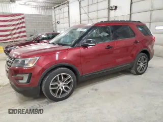 2016 Ford Explorer Sport with VIN 1FM5K8GT0GGA68312, listed as a Copart auction lot 51219855 with 87,337 mi miles and Salvage Title. Bid and sale history available at carsss.com. Image 1.