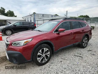 2020 Subaru Outback Limited with VIN 4S4BTANC0L3152111, listed as a Copart auction lot 60814075 with 52,583 mi miles and Salvage title. Bid and sale history available at DreamBid. Image 1.