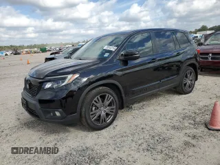 2021 Honda Passport EX-L with VIN 5FNYF7H53MB016100, listed as a Copart auction lot 82453154 with 24,772 mi miles and Salvage Title. Bid and sale history available at carsss.com. Image 1.