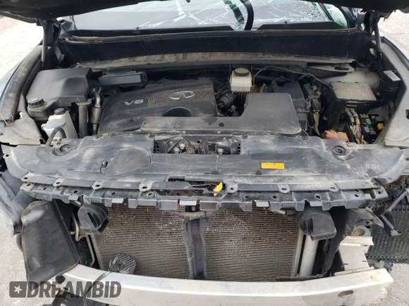 2018 Infiniti QX60 with VIN 5N1DL0MM7JC500755, listed as a Copart auction lot 85363834 with 119,413 mi miles and Salvage Title. Bid and sale history available at carsss.com. Image 12.