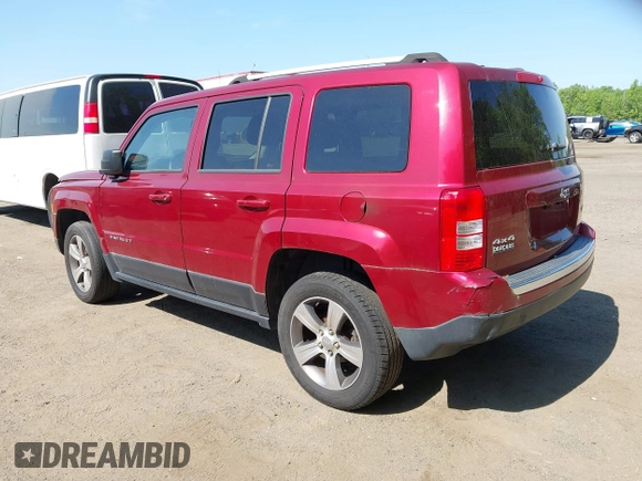 2017 Jeep Patriot High Altitude with VIN 1C4NJRFB2HD179288, listed as a IAAI auction lot 42185295 with 185,854 mi miles. Bid and sale history available at carsss.com. Image 3.
